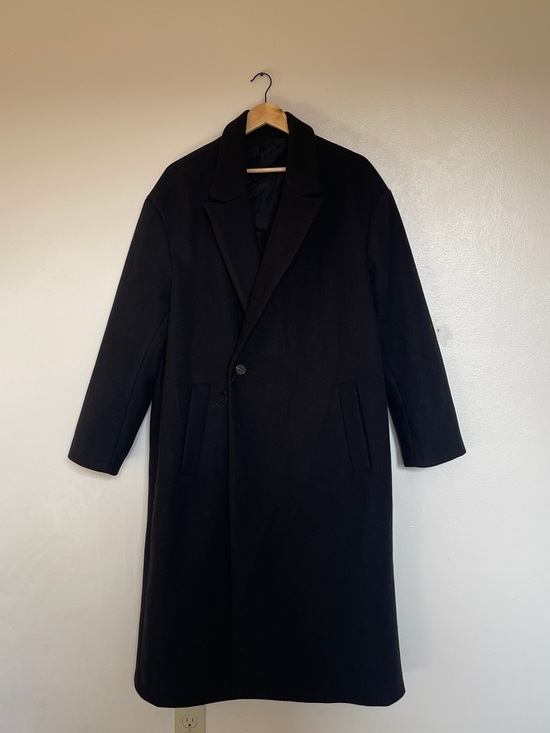 Bershka Other - Bershka Black Single-Button long Coat S